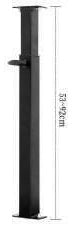 Superfix XKSA108B Soporte horizontal para base de instrumento XKS-505B negro