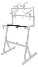 Superfix XKSA108B Soporte horizontal para base de instrumento XKS-505B negro
