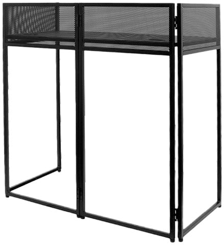 Superfix XKS511B Mesa metálica plegable para DJ negra sin accesorios