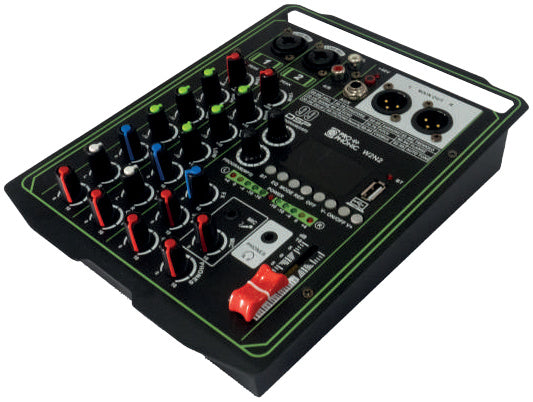 Prophonic W2N2 Mezclador de 4 canales con efectos DSP y Bluetooth