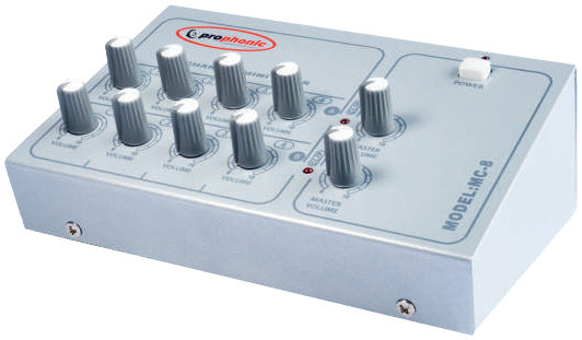 Prophonic MC8 Mini mezclador de 8 entradas de línea 6,3 mm