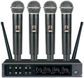 Prophonic FU-4005 UHF Sistema de 4 micrófonos inalámbricos de mano