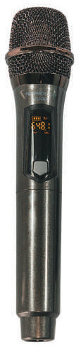 Prophonic FUP-209 UHF Micrófono inalámbrico doble de mano metálico con maletín