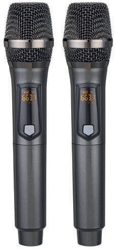 Prophonic FU-005 D Micrófono inalámbrico doble UHF de mano