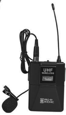 Prophonic FU002 Micrófono inalámbrico doble de diadema UHF