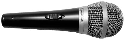Prophonic PG48 Micrófono alámbrico cuerpo metálico con interruptor y cable XLR