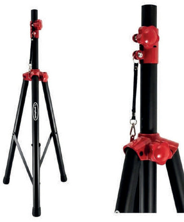 Prophonic TYS-13Y Soporte profesional para cabina terminal metálico 80 kg rojo