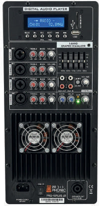 Prophonic PRO15-PLUS JD Cabina activa 15 pulgadas 2 vías 4 entradas de micrófono 3500 W