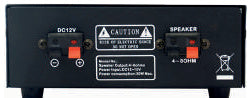 Prophonic PA301M Amplificador de sonido 30 W 2 entradas de micrófono 12-16 V