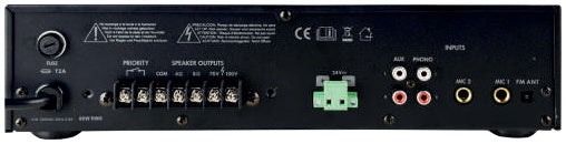 Prophonic PA-30MBT Amplificador ambiental línea 70/100 V con talkover