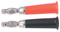 Prophonic YG20001 RMB Conector banana macho 4,5 cm negro y rojo